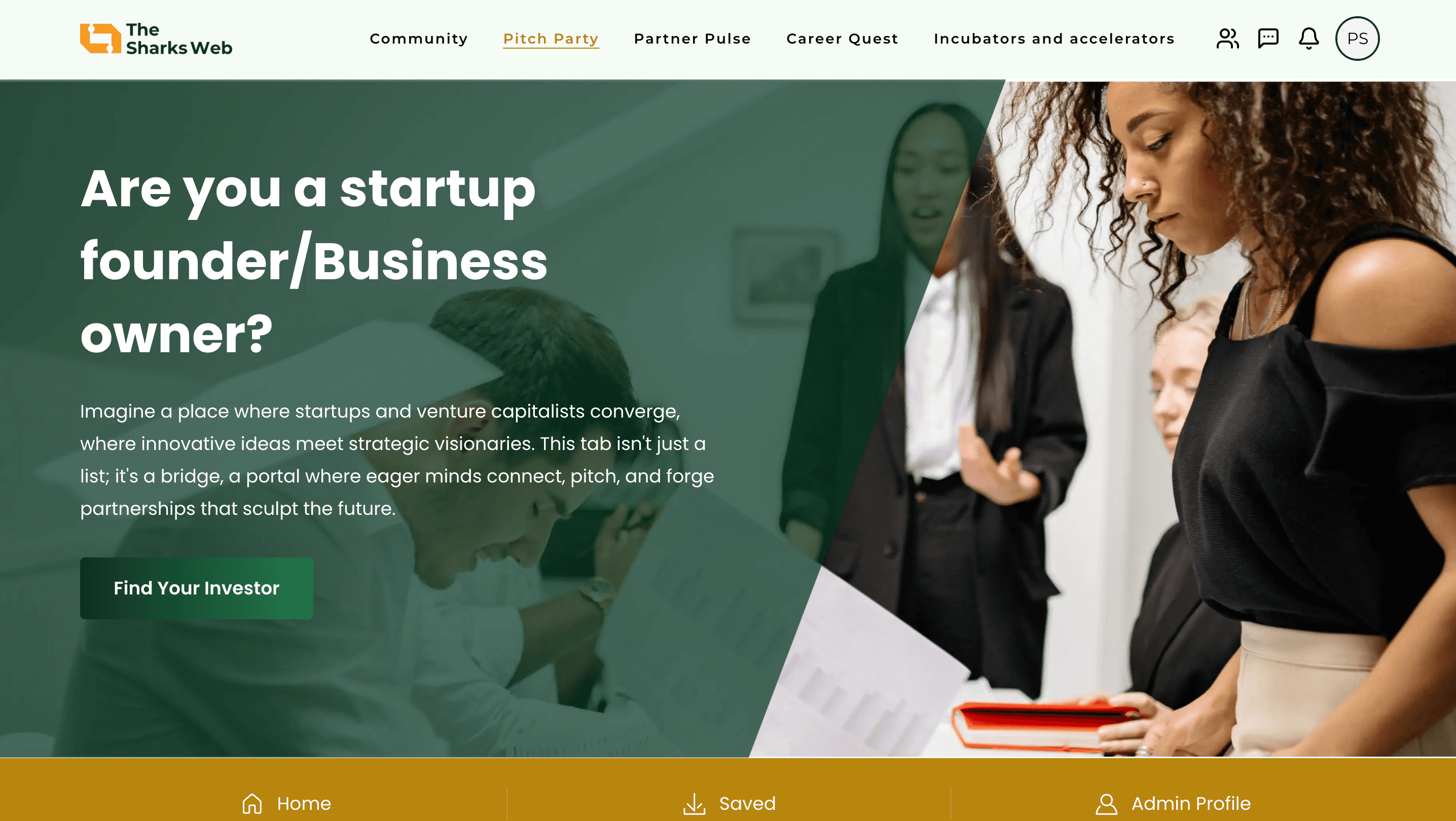 The Sharks Web screenshot 2